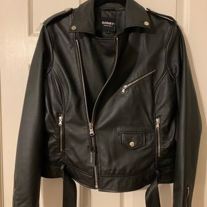 Brand New Barney’s Leather Jacket